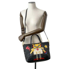 Load image into Gallery viewer, PRADA 2WAYHandbag Robot Black 1BG061 Nylon
