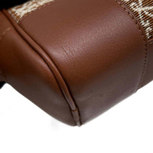 将图像加载到图库查看器中，LOEWE Amazonas Brown A039N21X03 Canvas Leather Size 16
