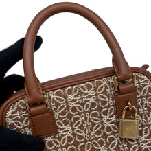 Load image into Gallery viewer, LOEWE Amazonas Brown A039N21X03 Canvas Leather Size 16
