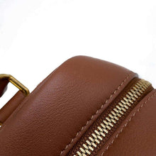 将图像加载到图库查看器中，LOEWE Amazonas Brown A039N21X03 Canvas Leather Size 16
