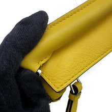 将图像加载到图库查看器中，LOEWE Puzzle bag Yellow A510U98X01 Leather Size Nano
