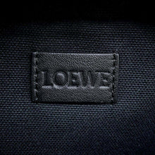 将图像加载到图库查看器中，LOEWE Anagram Shoulder Bag Black B604Z80X01 Canvas Leather
