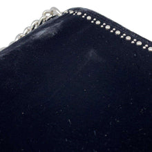 将图像加载到图库查看器中，MIUMIU Studded 2WAY Chain Handle Bag Black 5BD033 Velour Leather
