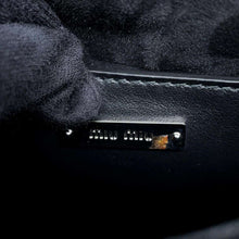 将图像加载到图库查看器中，MIUMIU Studded 2WAY Chain Handle Bag Black 5BD033 Velour Leather
