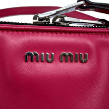 将图像加载到图库查看器中，MIUMIU 2WAYHandbag Pink 5BH152 Leather
