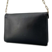 将图像加载到图库查看器中，Valentino Garavani ChainShoulder Bag Black Leather
