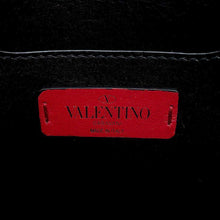 将图像加载到图库查看器中，Valentino Garavani ChainShoulder Bag Black Leather
