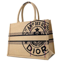 将图像加载到图库查看器中，Dior Book tote Beige M1296 ZRUW Canvas Size Medium
