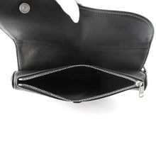 将图像加载到图库查看器中，Dior Saddle Crossbody Bag Alex Fox collaboration Black Leather
