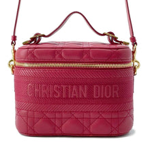 将图像加载到图库查看器中，Dior Vanity bag Red S5488UNTR Lambskin Size Small
