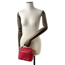 Load image into Gallery viewer, Dior Vanity bag RedS5488UNTR Lambskin Size Small
