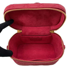 Load image into Gallery viewer, Dior Vanity bag RedS5488UNTR Lambskin Size Small
