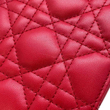 将图像加载到图库查看器中，Dior Vanity bag Red S5488UNTR Lambskin Size Small
