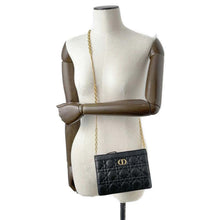 Load image into Gallery viewer, Dior Caro Every Cannage Chain Shoulder BlackS5106UWHC Leather
