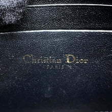 将图像加载到图库查看器中，Dior Caro Every Cannage Chain Shoulder Black S5106UWHC Leather
