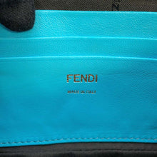 将图像加载到图库查看器中，FENDI Zucca Baguette 2WAYBag Blue 8BS017 Leather Size Small
