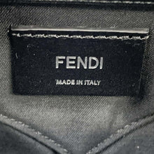 Load image into Gallery viewer, FENDI Zucca Handbag Black 7VA552 Canvas Leather
