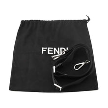 将图像加载到图库查看器中，FENDI Zucca Handbag Black 7VA552 Canvas Leather
