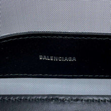 将图像加载到图库查看器中，BALENCIAGA Navy Cabas Mesh Black 339933 Leather Polyester
