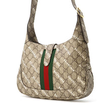 Load image into Gallery viewer, GUCCI Hacker Project Jackie 1961 Shoulder Bag Beige 636706 PVC Leather
