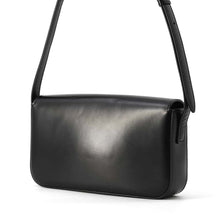 将图像加载到图库查看器中，CELINE Triomphe Claude Shoulder Bag Black 194143BF4 Calf Leather
