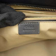 将图像加载到图库查看器中，Chloe TAO Tote Bag NavyCHC18WS171A55 Calf Leather Size Medium
