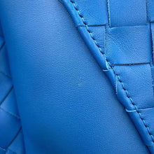 将图像加载到图库查看器中，Bottega Veneta INTRECCIATO Backpack Blue 599634 Leather
