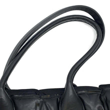 将图像加载到图库查看器中，Bottega Veneta Maxi INTRECCIATO Tote Bag Black 629194 Nylon Leather
