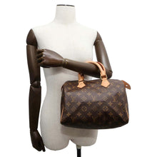 将图像加载到图库查看器中，LOUIS VUITTON Speedy Brown M41109 Monogram Size 25
