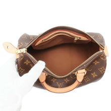 将图像加载到图库查看器中，LOUIS VUITTON Speedy Brown M41109 Monogram Size 25
