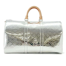 将图像加载到图库查看器中，LOUIS VUITTON Keepall Bandouliere Silver/GrayM45886 Monogram・Mirror Size 50
