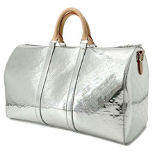 Load image into Gallery viewer, LOUIS VUITTON Keepall Bandouliere Silver/GrayM45886 Monogram・Mirror Size 50
