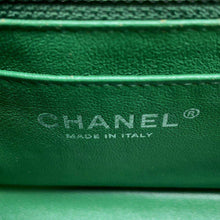 将图像加载到图库查看器中，CHANEL Matelasse ChainShoulder Bag Green A69900 Caviar Leather Size 20
