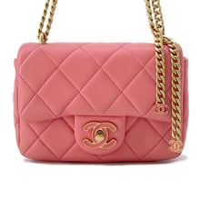 Load image into Gallery viewer, CHANEL Matelasse ChainShoulder Bag Pink AS3114 Lambskin
