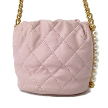 将图像加载到图库查看器中，CHANEL Pearl ChainShoulder Bag Pink AS2529 Leather
