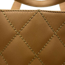 将图像加载到图库查看器中，CHANEL Matelasse Wild Stitch Handbag Beige A18126 Leather
