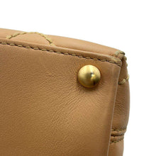 将图像加载到图库查看器中，CHANEL Matelasse Wild Stitch Handbag Beige A18126 Leather
