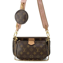 将图像加载到图库查看器中，LOUIS VUITTON Multi Pochette Accessoires Rose claire M44840 Monogram
