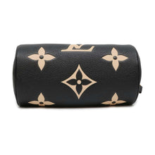 将图像加载到图库查看器中，LOUIS VUITTON Papillon Noir/ Beige M45980 Monogram Empreinte Leather Size BB
