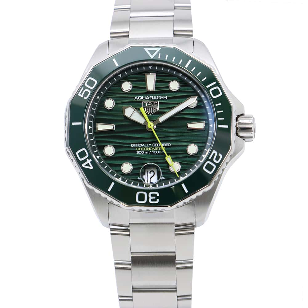 TAG HEUER Aquaracer Professional 300 W42mm Stainless Steel Green Dial WBP5116.BA0013