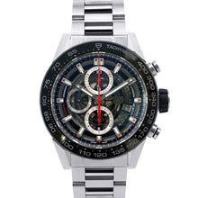 Load image into Gallery viewer, TAG HEUER Carrera Chronograph W45mm Stainless Steel skeleton Dial CAR2A1W
