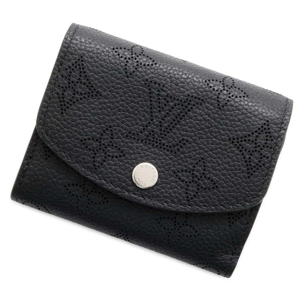 LOUIS VUITTON Portefeuille Iris Noir M67498 Monogram Mahina