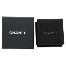 将图像加载到图库查看器中，CHANEL CC Logo Heart Earrings Pink Metal Rhinestone
