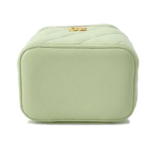 将图像加载到图库查看器中，CHANEL Matelasse Cocoball ChainShoulder Small Vanity Bag Light Green AP1447 Lambskin Size Small
