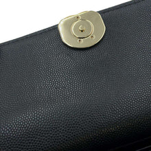 将图像加载到图库查看器中，CHANEL Matelasse phone case Black AP3238 Caviar Leather
