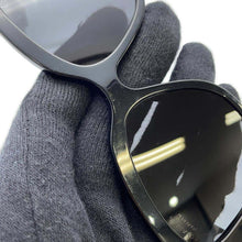 将图像加载到图库查看器中，CHANEL Sunglasses Size 53□17 140 Black 5422-B-A Plastic Rhinestone
