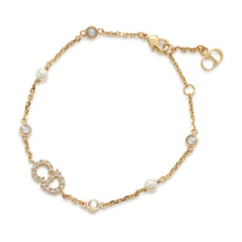 将图像加载到图库查看器中，Dior Clair D Lune Bracelet Gold B0668CDLCY_D301 Metal
