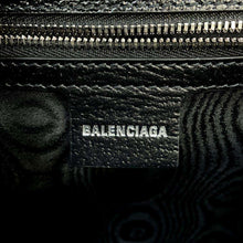 将图像加载到图库查看器中，BALENCIAGA Gucci Collaboration The Hacker Project Small Handbag Black 680119 Canvas Leather
