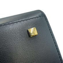 将图像加载到图库查看器中，Delvaux Tempate Black Leather Size MM
