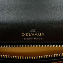 将图像加载到图库查看器中，Delvaux Tempate Black Leather Size MM
